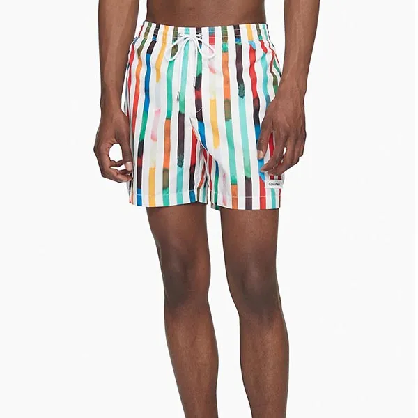 Quần Shorts Calvin Klein CK Core Solids Drawstring Medium Swim Shorts Phối Màu
