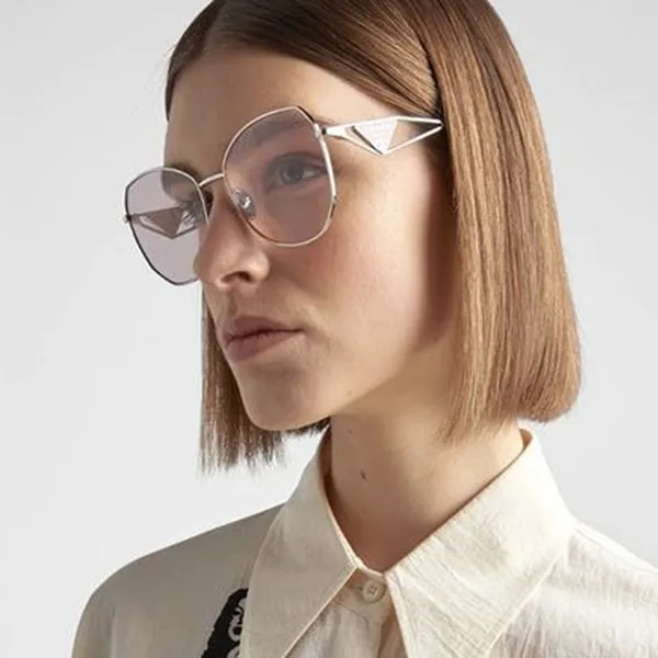 Kính Mát Prada Symbole Blue Light Glasses SPR57Y_P1BC_FE06R_C_057 Màu Hồng
