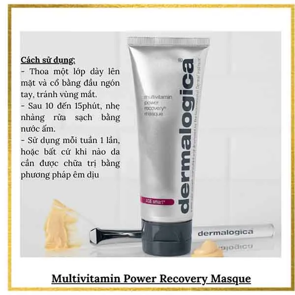 Mặt Nạ Vitamin Giảm Lão Hóa Dermalogica Multivitamin Power Recovery Masque 75ml - Mặt nạ - Vua Hàng Hiệu