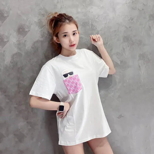Áo Phông Karl Lagerfeld KL2130097 Màu Trắng - Thời trang - Vua Hàng Hiệu