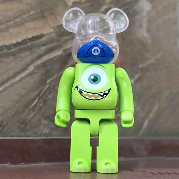Đồ Chơi Mô Hình Bearbrick X Monster X Mike Màu Xanh Lá Size 1000%