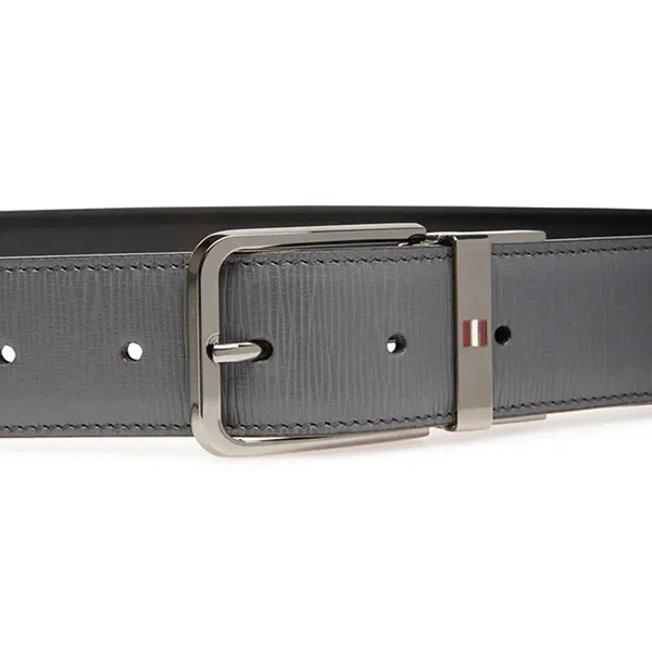 Thắt Lưng Nam Bally Arkin Grey Leather Adjustable Belt Màu Xám Size 110