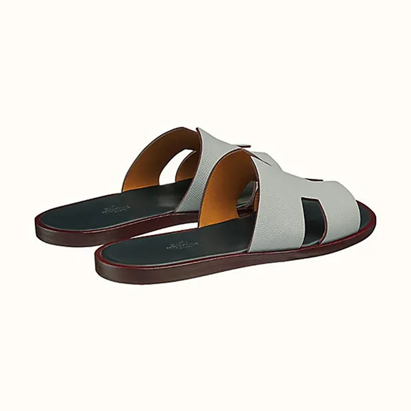 Dép Hermès Izmir Sandal Bleu Glacier Size 40