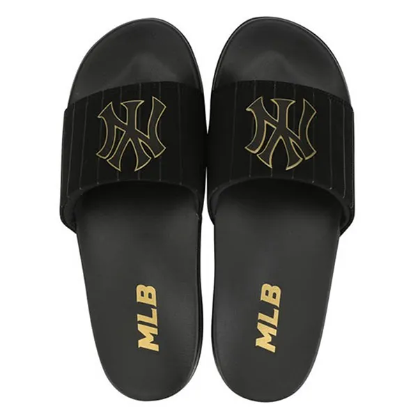 Dép MLB New Mound New York Yankees Black/Gold Size 41 - Dép - Vua Hàng Hiệu