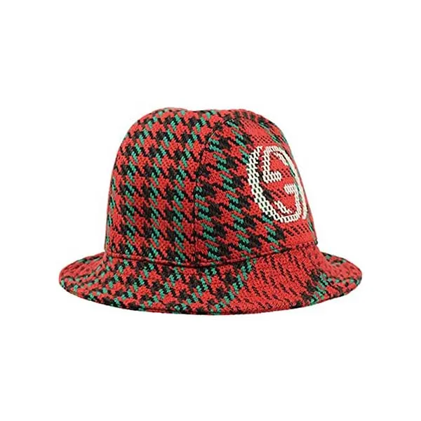 Mũ Gucci Interlocking G GG Check Pattern Hat 6408764 Màu Đỏ - Mũ nón - Vua Hàng Hiệu