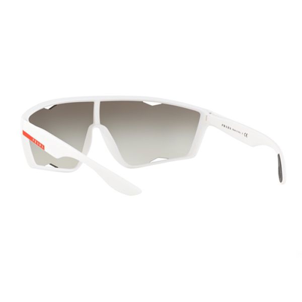 Kính Mát Prada White Square Sunglasses TWK-5O0 Màu Trắng Xám - 4