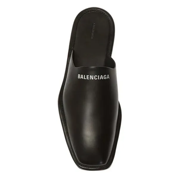 Dép Sục Balenciaga Calfskin Black Slipper Màu Đen - Dép - Vua Hàng Hiệu