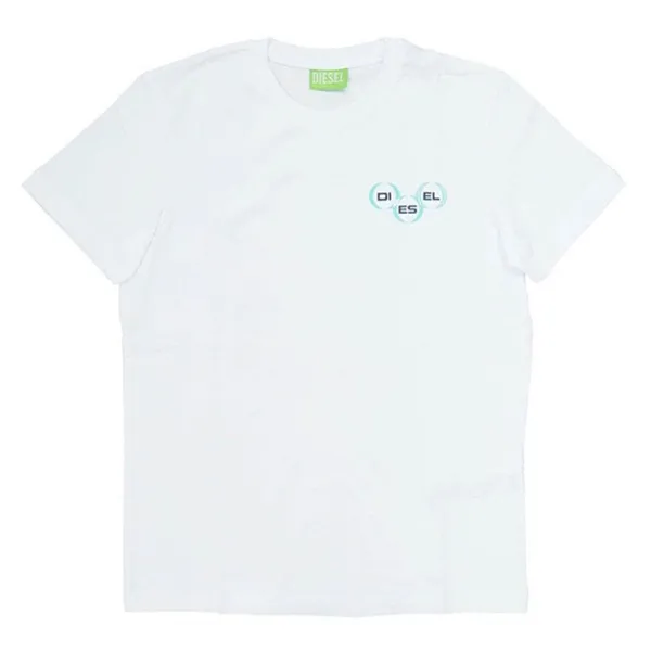 Áo Phông Diesel T-Diegos K41 Small Logo White T-Shirt Màu Trắng Size S - Thời trang - Vua Hàng Hiệu