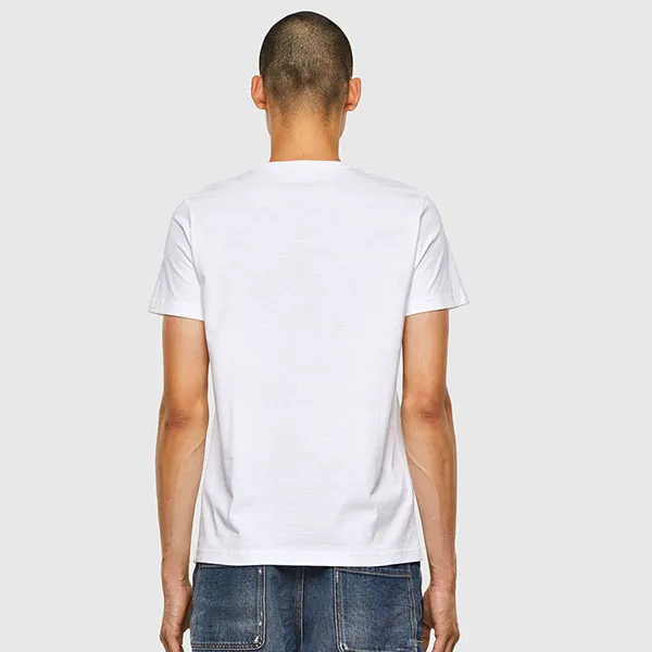Áo Phông Diesel T-DIEGOS-N33 Man: T-Shirt With Rubberised Print Màu Trắng Size S