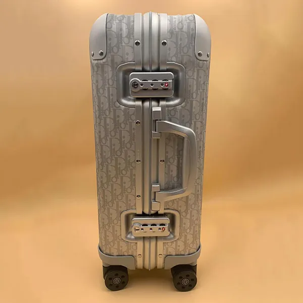 Vali Dior And Rimowa Cabin Suitcase Màu Xám Bạc - Túi xách - Vua Hàng Hiệu