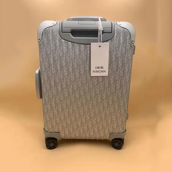 Vali Dior And Rimowa Cabin Suitcase Màu Xám Bạc - Túi xách - Vua Hàng Hiệu