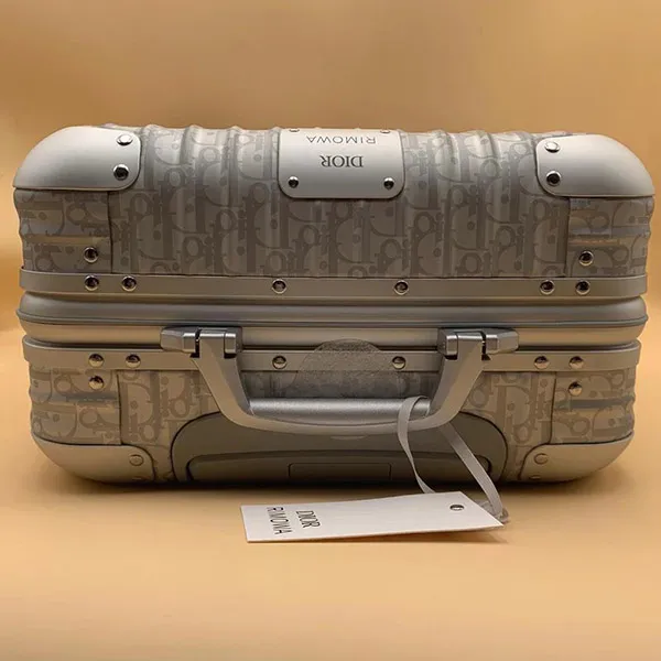Vali Dior And Rimowa Cabin Suitcase Màu Xám Bạc - Túi xách - Vua Hàng Hiệu