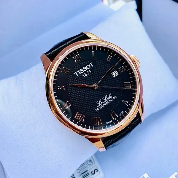 Đồng Hồ Nam Tissot T-Classic Automatic Black Dial Men's Watch T006.407.36.053.00 Màu Vàng Đen - Đồng hồ - Vua Hàng Hiệu
