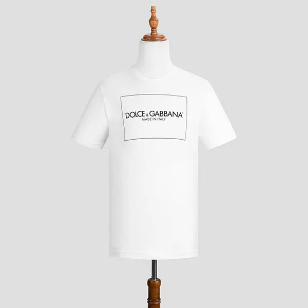 Áo Phông Nam Dolce & Gabbana D&G Made in Italy G8HV4T G7TWY S9017 Màu Trắng