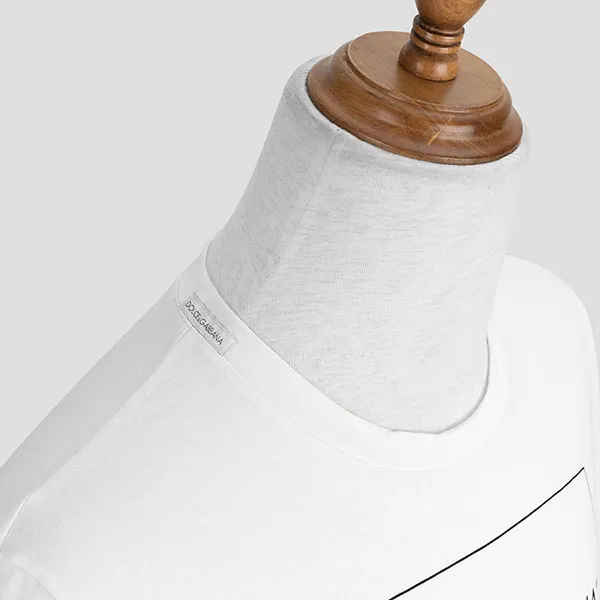 Áo Phông Nam Dolce & Gabbana D&G Made in Italy G8HV4T G7TWY S9017 Màu Trắng