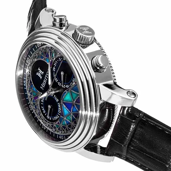 Đồng Hồ Nam Heritor Legacy Automatic Multi-Color Dial Men's Watch HERHR9701 Màu Đen - Đồng hồ - Vua Hàng Hiệu