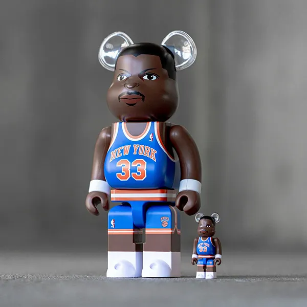 Đồ Chơi Mô Hình Bearbrick NBA NY 400% & 100% Màu Xanh Nâu - Đồ chơi mô hình - Vua Hàng Hiệu