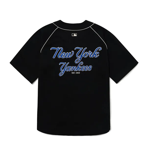 Áo Sơ Mi MLB New York Yankees 3ABSR0124-50BKS Màu Đen Size S