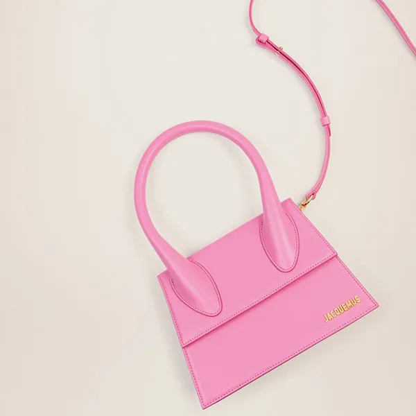 Túi Xách Jacquemus Le Grand Chiquito Large Signature Handbag 213BA003-3060-430 Size 22 Màu Hồng - Túi xách - Vua Hàng Hiệu