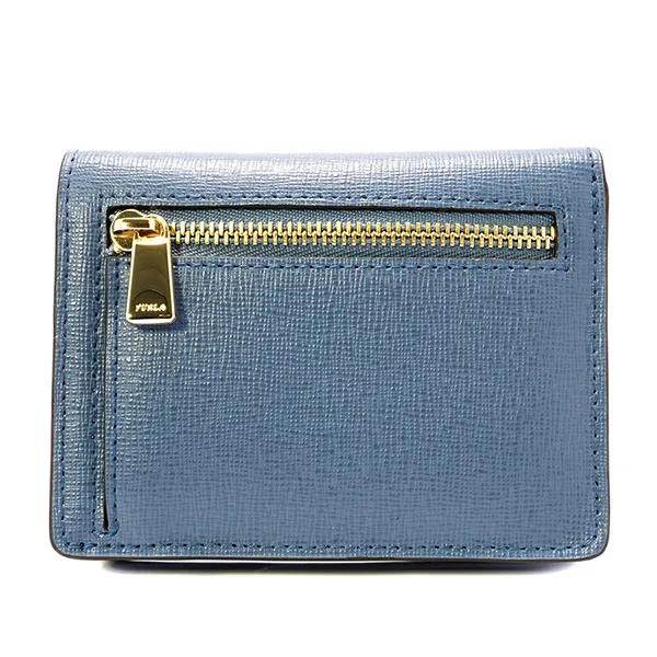 Ví Nữ Furla Ladies Babylon S Bi-fold Wallet Màu Xanh Blue