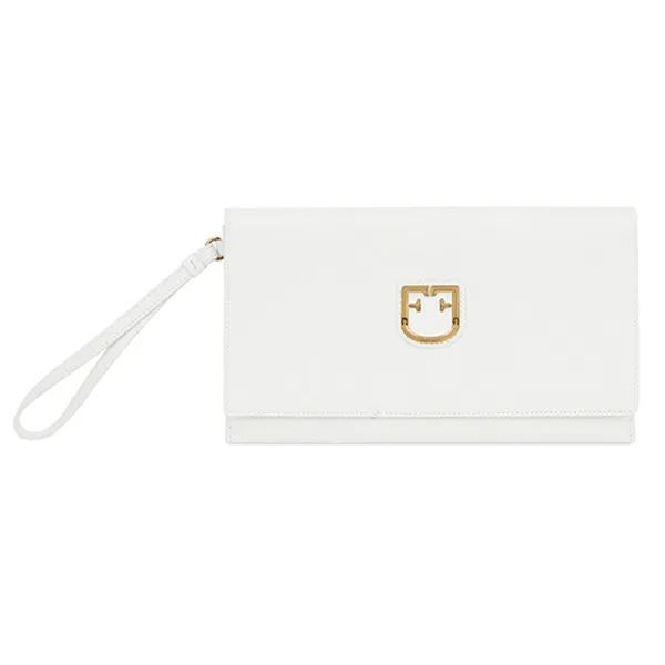 Ví Cầm Tay Furla Belvedere XL Envelope Clutch Bag Màu Trắng