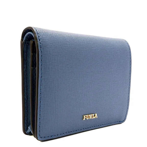 Ví Nữ Furla Ladies Babylon S Bi-fold Wallet Màu Xanh Blue