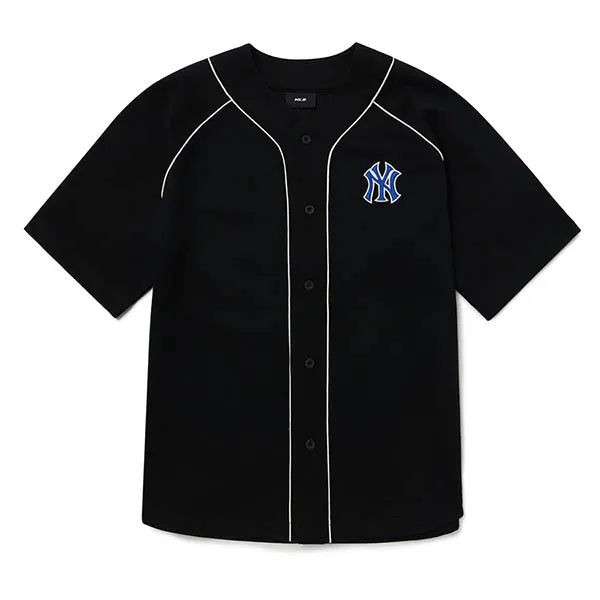 Áo Sơ Mi MLB New York Yankees 3ABSR0124-50BKS Màu Đen Size S