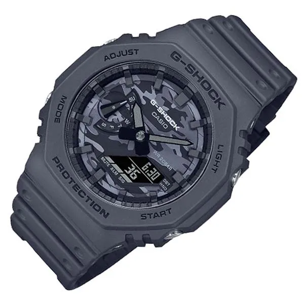 Đồng Hồ Nam Casio Analog-Digital G Shock GA-2100CA-8A Màu Đen - Đồng hồ - Vua Hàng Hiệu