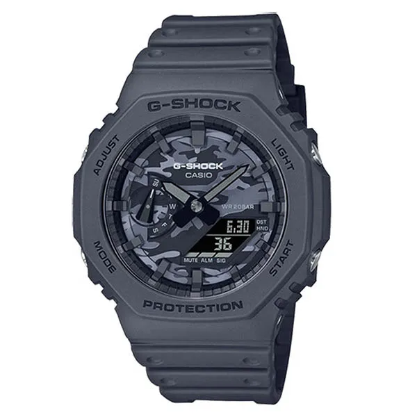 Đồng Hồ Nam Casio Analog-Digital G Shock GA-2100CA-8A Màu Đen - Đồng hồ - Vua Hàng Hiệu