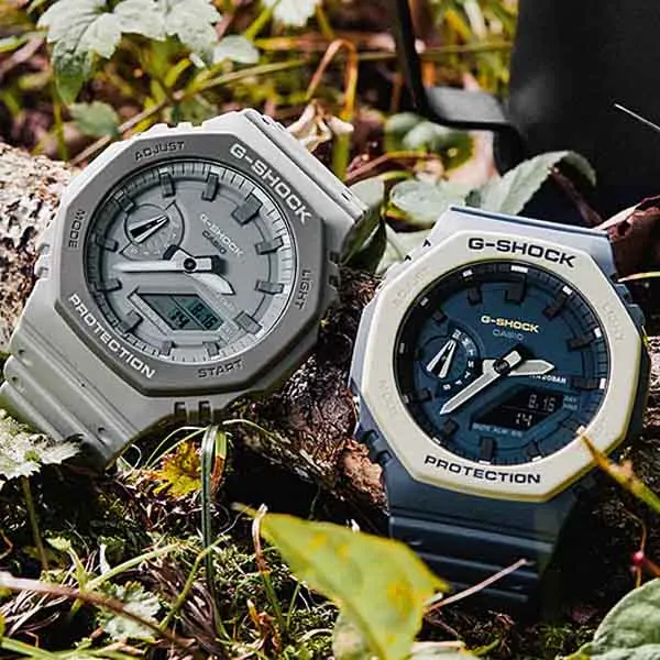 Đồng Hồ Nam Casio Analog-Digital G Shock GA2110ET-2A Màu Xanh Navy