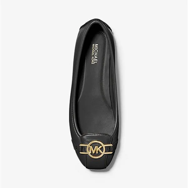 Giày Bệt Michael Kors MK Tracee Leather Black Màu Đen Size 35