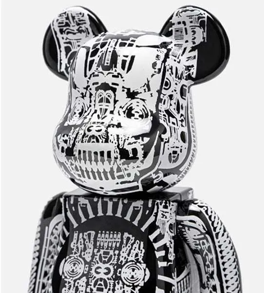 Đồ Chơi Mô Hình Bearbrick World Wide Tour H.R. Giger Màu Đen Trắng Size 1000% - Đồ chơi mô hình - Vua Hàng Hiệu