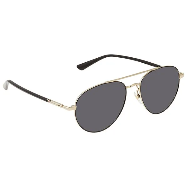 Kính Mát Gucci Grey Aviator Men's Sunglasses GG0388S 006 56 Màu Xám - Kính mắt - Vua Hàng Hiệu