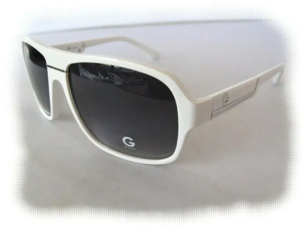 Kính Mát Guess Grey Square Unisex Sunglasses GG2105 21B 60 Màu Trắng Xám