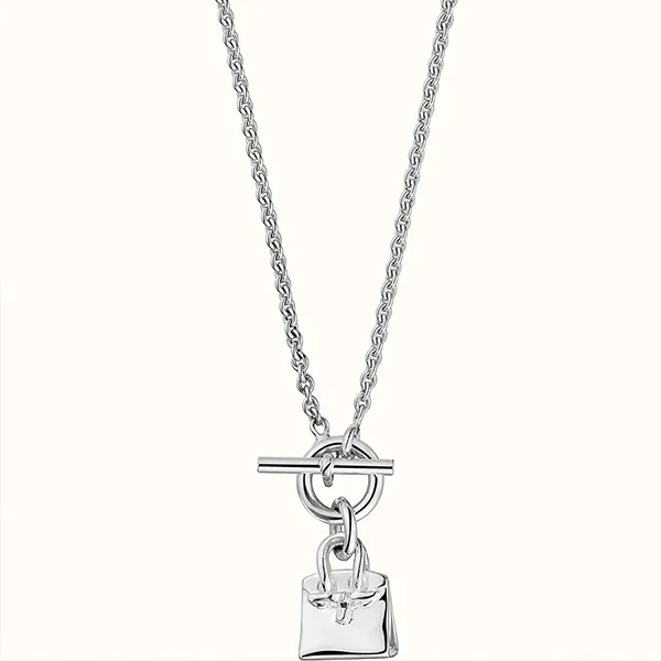 Dây Chuyền Hermès Birkin Amulette Pendant Màu Bạc - Trang sức - Vua Hàng Hiệu