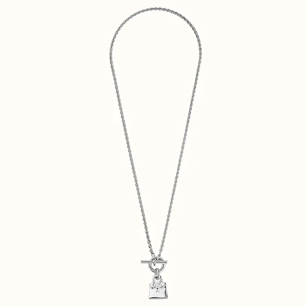 Dây Chuyền Hermès Birkin Amulette Pendant Màu Bạc - Trang sức - Vua Hàng Hiệu