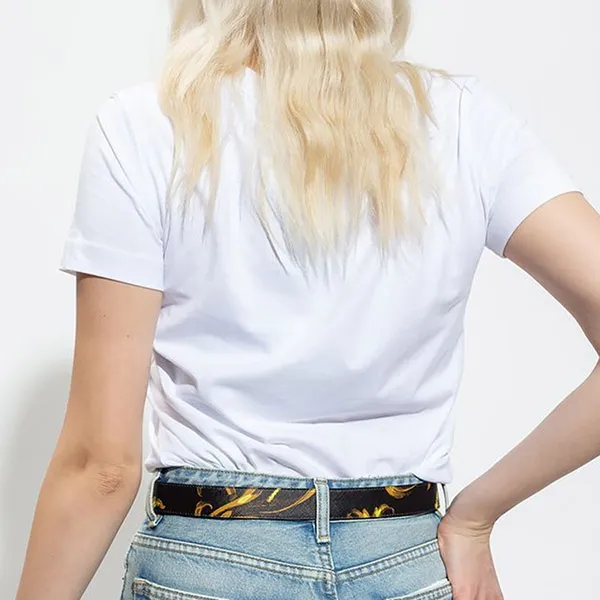 Áo Phông Versace Jeans Couture T-Shirt 72HAHF10 CJ00F Màu Trắng