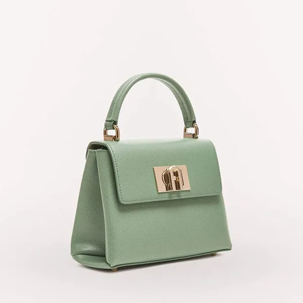 Túi Xách Furla 1927 Top Handle Mini Ulivo Màu Xanh Lá - Túi xách - Vua Hàng Hiệu