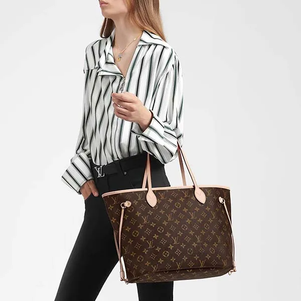 Túi Xách Nữ Louis Vuitton LV Neverfull Mm M46975 Màu Nâu - Túi xách - Vua Hàng Hiệu