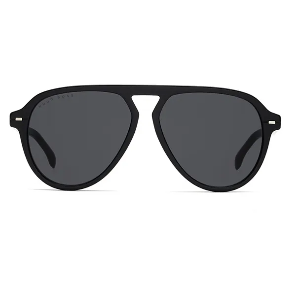 Kính Mát Hugo Boss Grey Aviator Men's Sunglasses Boss 1126/S 0807/IR 57 Màu Đen Xám - 1