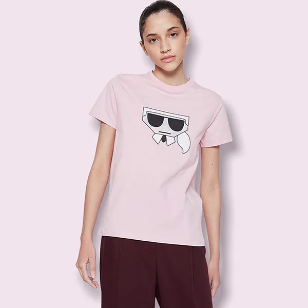 Áo Phông Karl Lagerfeld T-Shirt Màu Hồng - Thời trang - Vua Hàng Hiệu