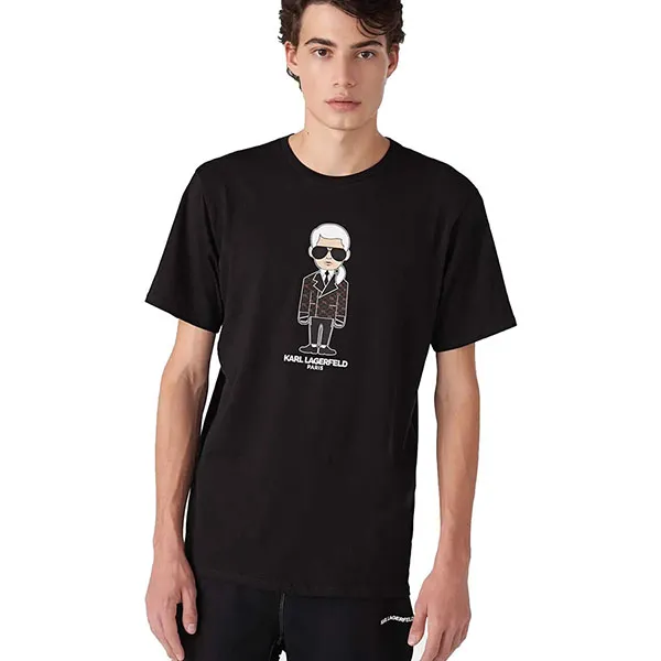 Áo Phông Karl Lagerfeld Ikonik T-Shirt Màu Đen - Thời trang - Vua Hàng Hiệu