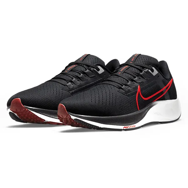 Giày Thể Thao Nike Air Zoom Pegasus 38 Black Light Crimson CW7356-008 Màu Đen Phối Đỏ Size 40.5 - 1