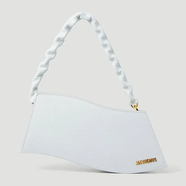Túi Xách Jacquemus Le Vague Shoulder Bag in Light Grey Size 33 Màu Xám Nhạt - Túi xách - Vua Hàng Hiệu