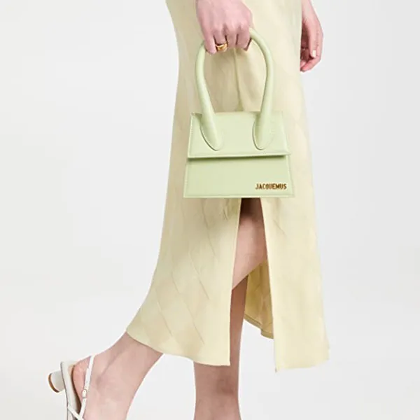 Túi Xách Jacquemus Le Chiquito Noeud Light Green 213BA005 3060 510 Màu Xanh Green Size 18