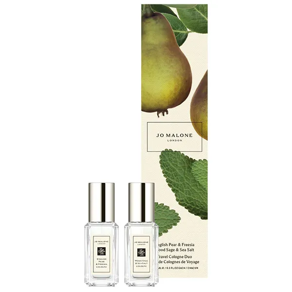 Set Nước Hoa Jo Malone English Pear & Freesia And Wood Sage & Sea Salt Travel Cologne Duo (9ml x 2) - Nước hoa - Vua Hàng Hiệu