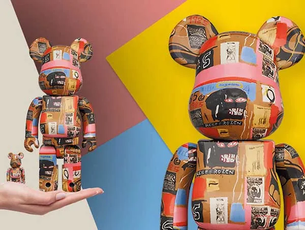 Đồ Chơi Mô Hình Bearbrick Andy Warhol X Jean-Michel Basquiat #2 Phối Màu Size 100% + 400% - Đồ chơi mô hình - Vua Hàng Hiệu