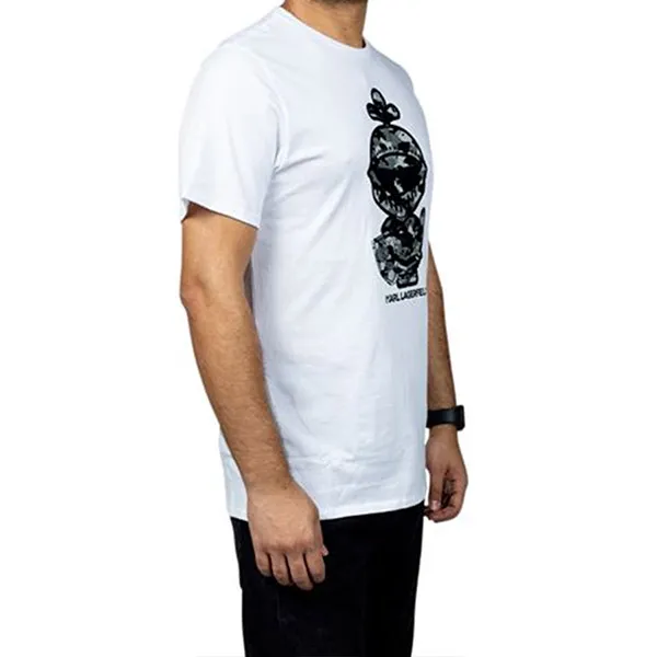 Áo Phông Karl Lagerfeld T-shirt For Men Màu Trắng Size S - Thời trang - Vua Hàng Hiệu