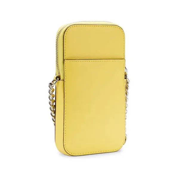 Túi Hộp Điện Thoại Karl Lagerfeld Karolina ​Leather Phone Case Màu Vàng