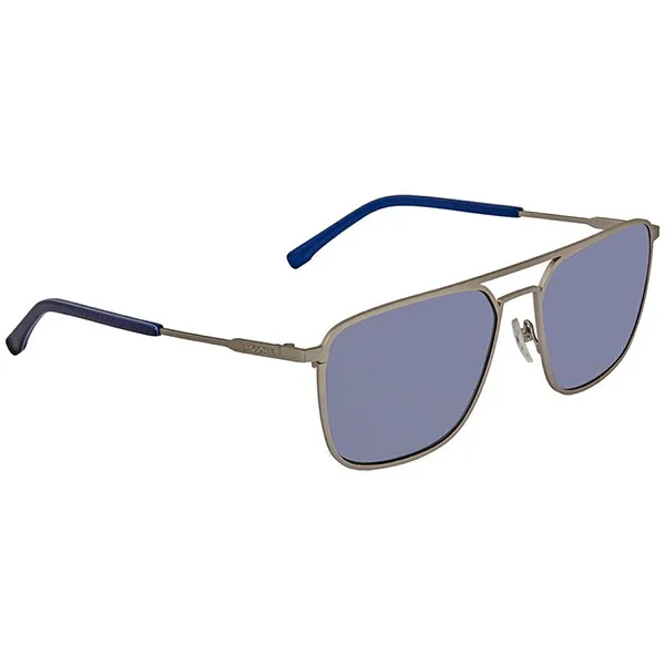 Kính Mát Lacoste Blue Square Unisex Sunglasses L194S 045 57 Màu Xanh Blue - Kính mắt - Vua Hàng Hiệu
